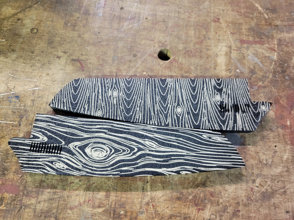 Wood Grained PETG Sayas Yancovitz Knives